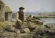 William Dyce The Highland Ferryman oil on canvas